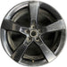 20" CAMARO 12 20x9 rear 5 spoke black opt R45 Original OEM Wheel Rim - Front View