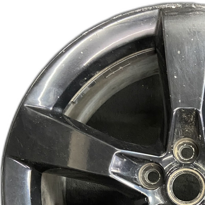 20" CAMARO 12 20x9 rear 5 spoke black opt R45 Original OEM Wheel Rim - Angle View