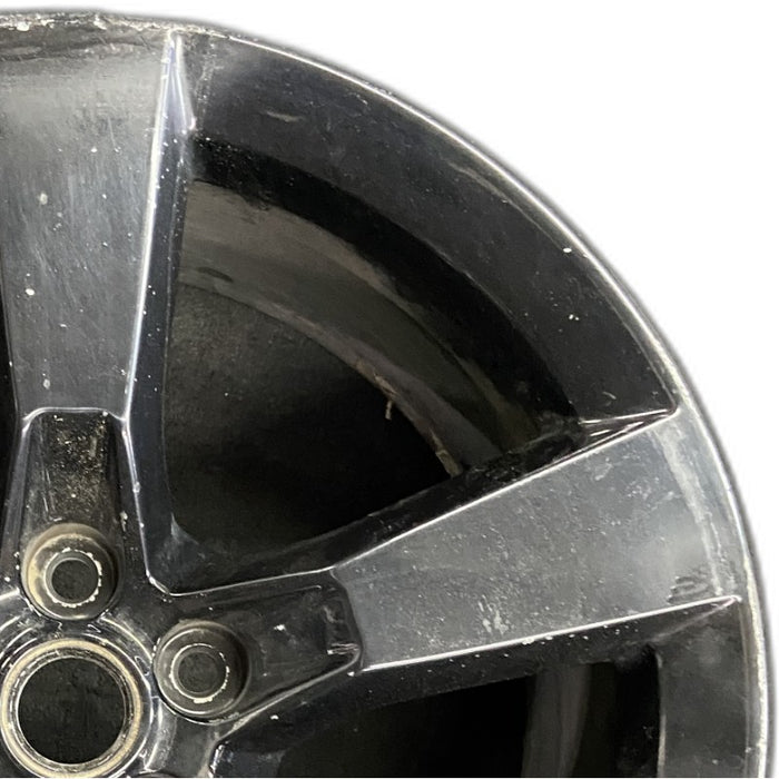 20" CAMARO 12 20x9 rear 5 spoke black opt R45 Original OEM Wheel Rim - Side Profile