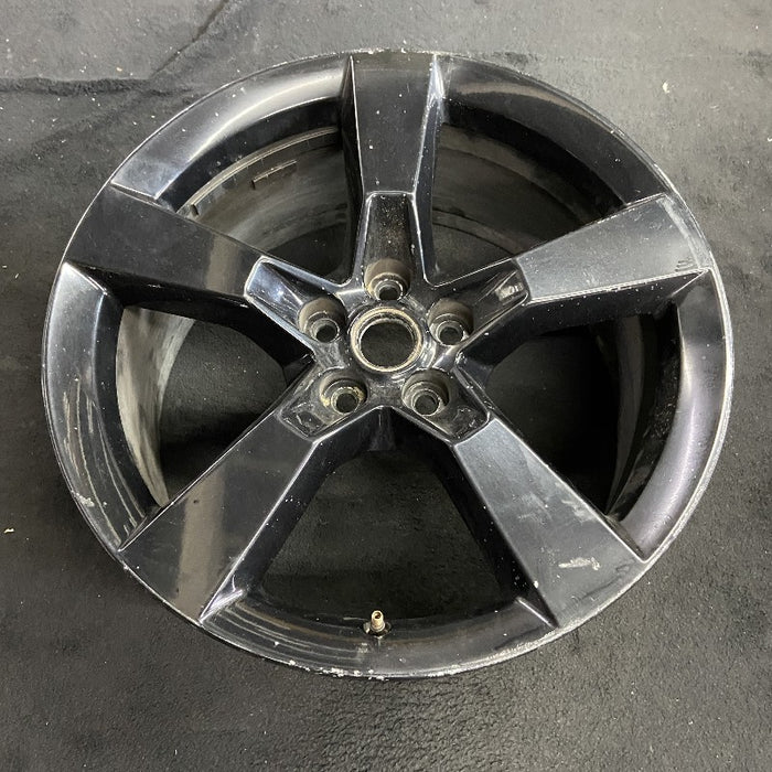 20" CAMARO 12 20x9 rear 5 spoke black opt R45 Original OEM Wheel Rim - View 7