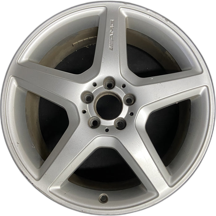 19" MERCEDES ML-CLASS 09 164 Type, ML550, 19x8, Original OEM Wheel Rim - Front View