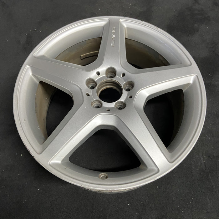 19" MERCEDES ML-CLASS 09 164 Type, ML550, 19x8, Original OEM Wheel Rim - Side Profile