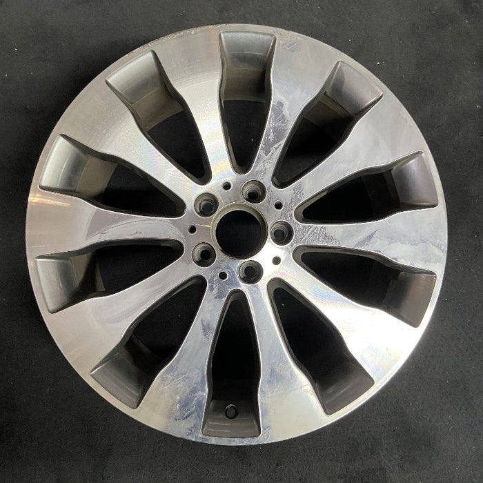 20" MERCEDES GLS-CLASS 17 166 Type GLS350d 20x8.5 10 spoke individual spokes - Front View