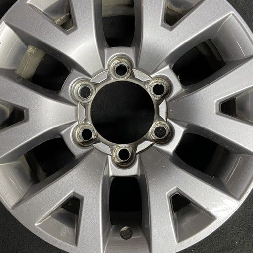 16" TACOMA 20-23 16x7 alloy 6 spoke V spoke dark gray Original OEM Wheel Rim - Angle View