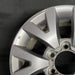 16" TACOMA 20-23 16x7 alloy 6 spoke V spoke dark gray Original OEM Wheel Rim - Side Profile