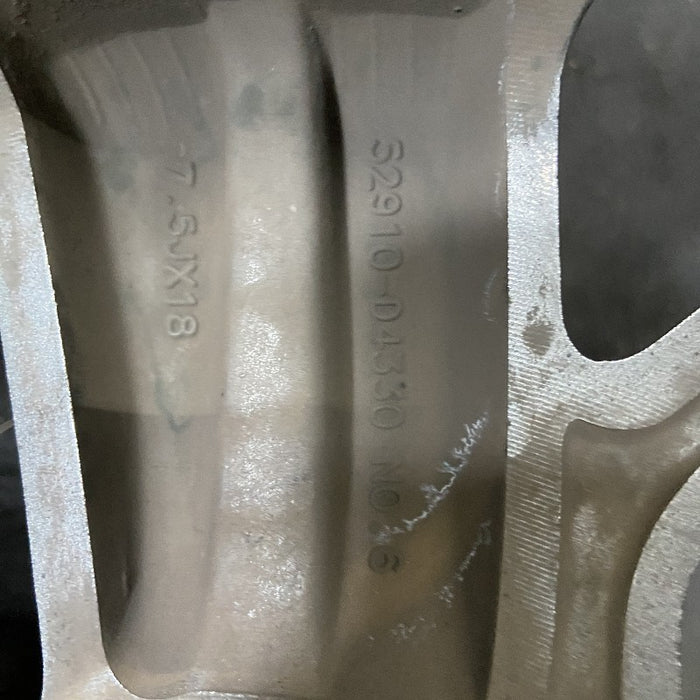 18" OPTIMA 16-18 18x7.5 alloy 5 spoke Original OEM Wheel Rim