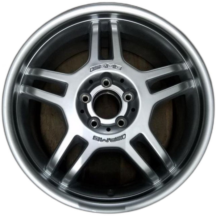 17" MERCEDES C-CLASS 02-04 203 Type; C32 Sdn 17x8.5 rear Original OEM Wheel Rim - Front View