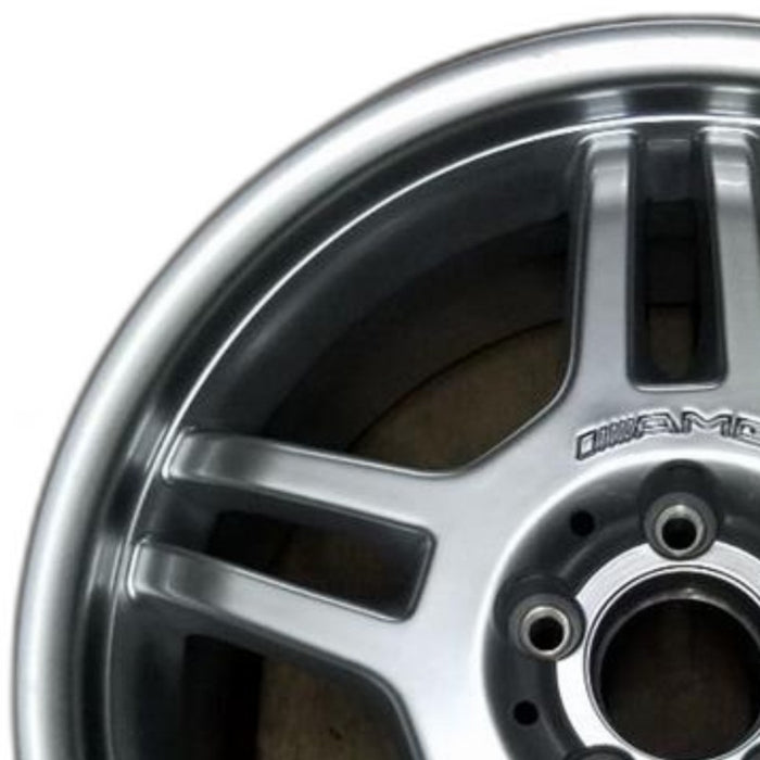 17" MERCEDES C-CLASS 02-04 203 Type; C32 Sdn 17x8.5 rear Original OEM Wheel Rim - Angle View