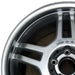 17" MERCEDES C-CLASS 02-04 203 Type; C32 Sdn 17x8.5 rear Original OEM Wheel Rim - Angle View