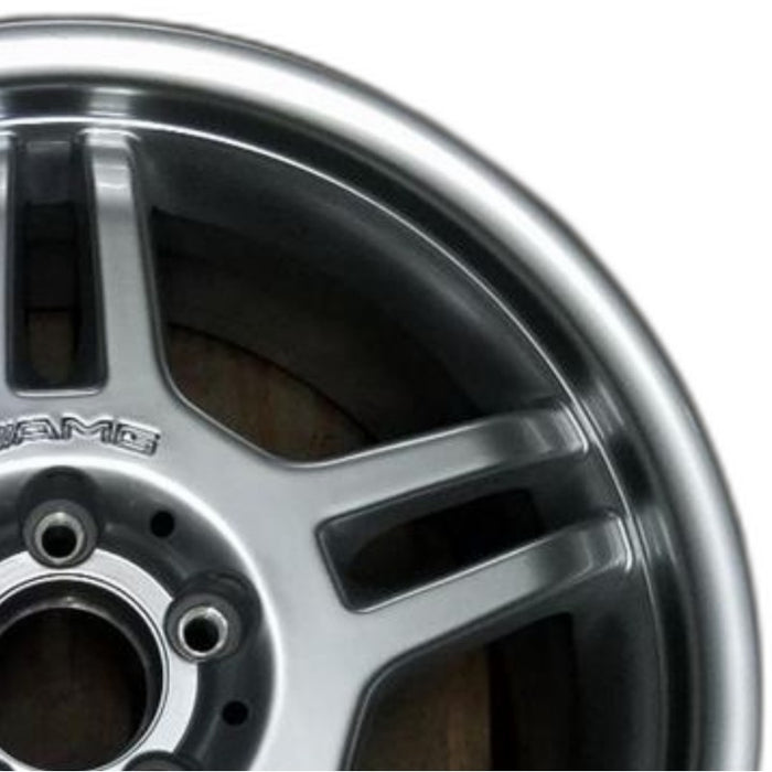 17" MERCEDES C-CLASS 02-04 203 Type; C32 Sdn 17x8.5 rear Original OEM Wheel Rim - Side Profile
