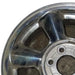 17" ENVOY 02-03 17x7 aluminum polished opt N80 Original OEM Wheel Rim - Angle View