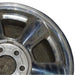 17" ENVOY 02-03 17x7 aluminum polished opt N80 Original OEM Wheel Rim - Side Profile