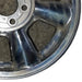 17" ENVOY 02-03 17x7 aluminum polished opt N80 Original OEM Wheel Rim - Close-Up Detail