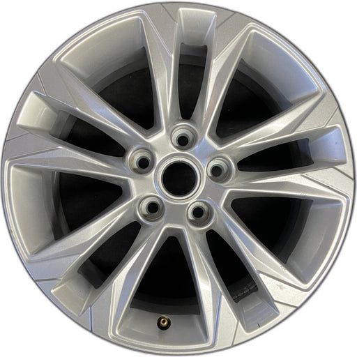 17" TRAILBLAZER 21-23 17x7.5 5 double spoke silver opt Q6W Original OEM Wheel - Front View