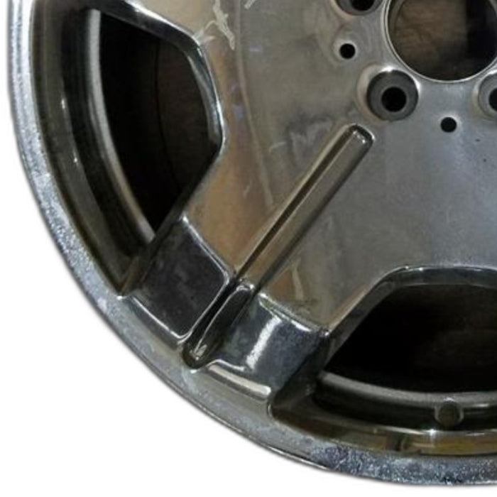 18" MERCEDES CL-CLASS 07 216 Type; CL600 18x8.5 5 spoke frt w/groove in spokes - Back View