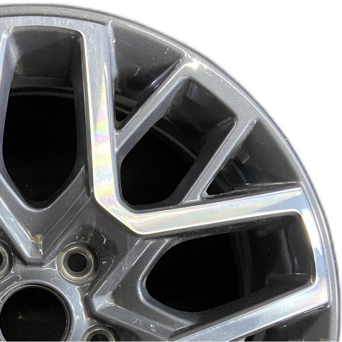 18" WRANGLER 24 18x7.5 20 spoke opt WPA Original OEM Wheel Rim - Side Profile