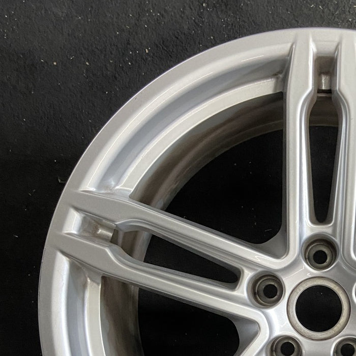 19" PORSCHE MACAN 22-24 19x9 5 spoke double spoke Original OEM Wheel Rim - Side Profile