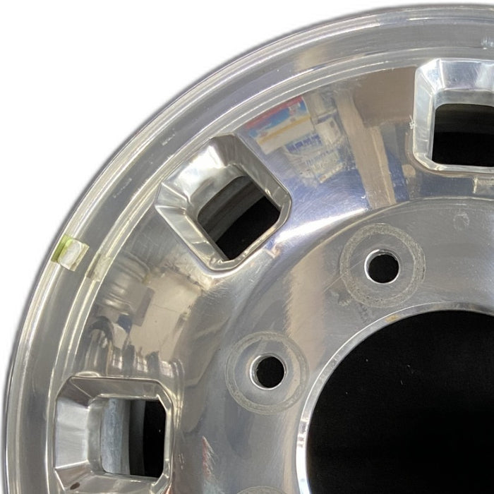 18" SIERRA 3500 PICKUP 24 DRW 18x6.5 frt Original OEM Wheel Rim - Angle View
