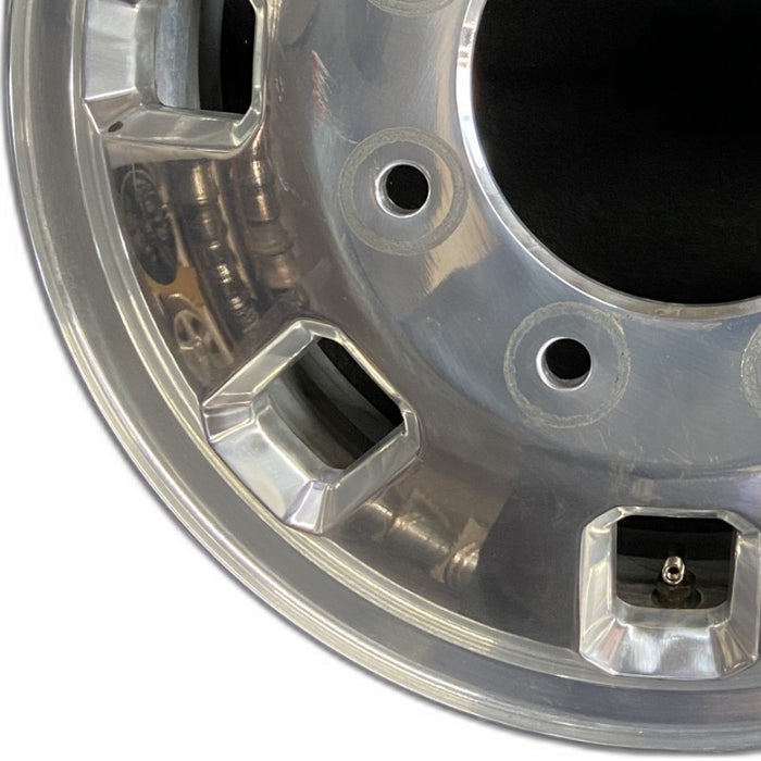 18" SIERRA 3500 PICKUP 24 DRW 18x6.5 frt Original OEM Wheel Rim - Back View