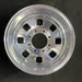 18" SIERRA 3500 PICKUP 24 DRW 18x6.5 rear outer Original OEM Wheel Rim - Front View