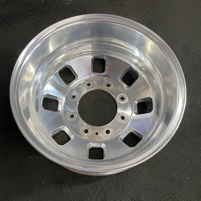18" SIERRA 3500 PICKUP 24 DRW 18x6.5 rear outer Original OEM Wheel Rim - View 7