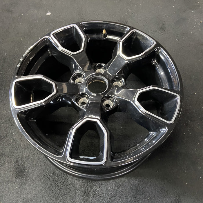 18" WRANGLER 17 18x7.5, 5 hole, open spoke Original OEM Wheel Rim - Close-Up Detail
