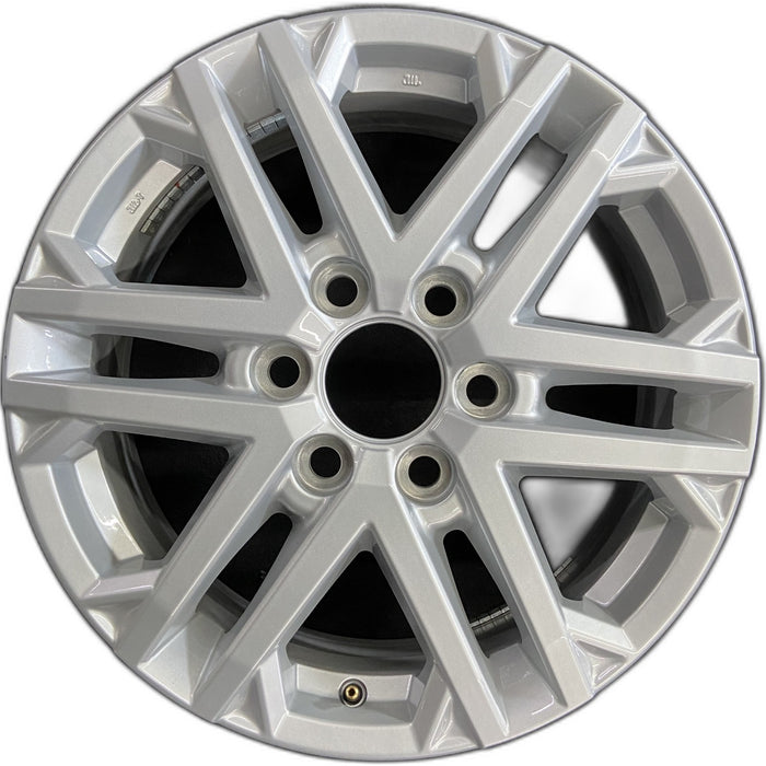 18" SEQUOIA 23-24 18x7.5, 6 double spoke, silver Original OEM Wheel Rim - Front View