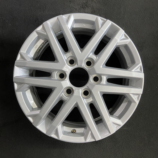 18" SEQUOIA 23-24 18x7.5, 6 double spoke, silver Original OEM Wheel Rim - Angle View