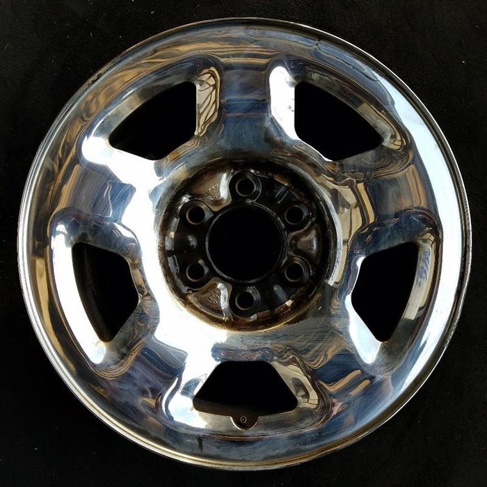 17" FORD F150 PICKUP 04 New Style 17x7.5 steel chrome clad Original OEM Wheel - Front View