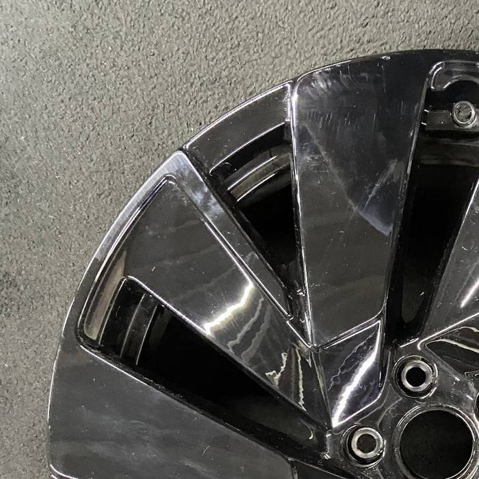 20" ATLAS 24 20x8 5 spoke black Original OEM Wheel Rim - Side Profile