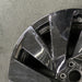 20" ATLAS 24 20x8 5 spoke black Original OEM Wheel Rim - Side Profile