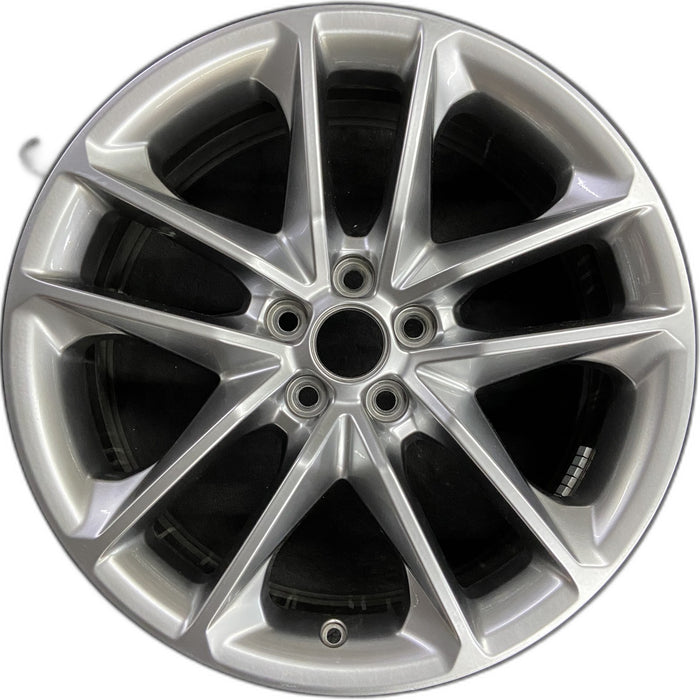 20" CHALLENGER 22 20x8 , 5 spoke, double spoke, , satin carbon Original OEM - Front View