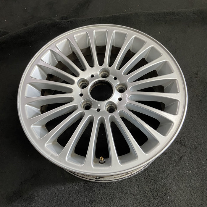17" BMW 320i 01-05 , 17x7, alloy, 20 spoke Original OEM Wheel Rim - Side Profile