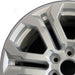 20" CANYON 23-24 20x9 machined dark gray open spoke opt RD5 Original OEM Wheel - Angle View