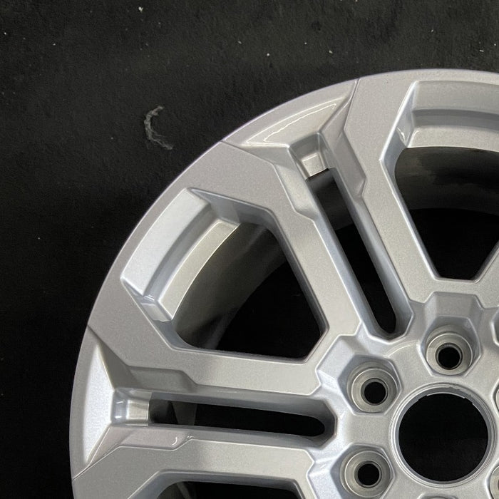 20" CANYON 23-24 20x9 machined dark gray open spoke opt RD5 Original OEM Wheel - Side Profile