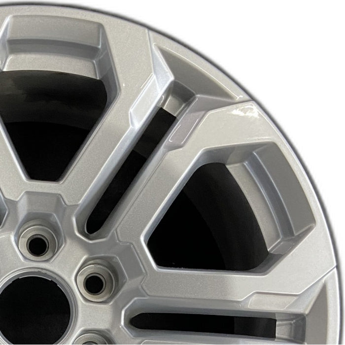 20" CANYON 23-24 20x9 machined dark gray open spoke opt RD5 Original OEM Wheel - Side Profile