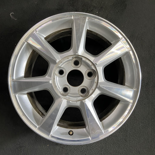 17" CTS 08 17x8 , , Original OEM Wheel Rim - MACHINED SILVER - Additional View