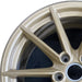 20" PORSCHE 911 20-23 20x8.5 10 spoke straight spoke w/o machined face; gold - Angle View