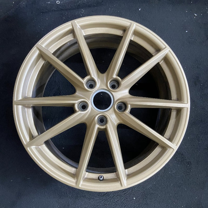 20" PORSCHE 911 20-23 20x8.5 10 spoke straight spoke w/o machined face; gold - Additional View