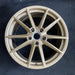 20" PORSCHE 911 20-23 20x8.5, 10 spoke, straight spoke, w/o machined face; gold - Angle View
