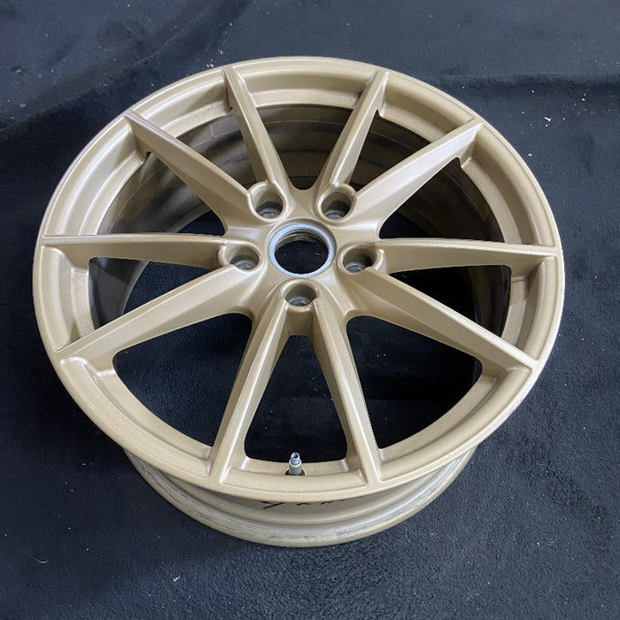 20" PORSCHE 911 20-23 20x8.5 10 spoke straight spoke w/o machined face; gold - View 7
