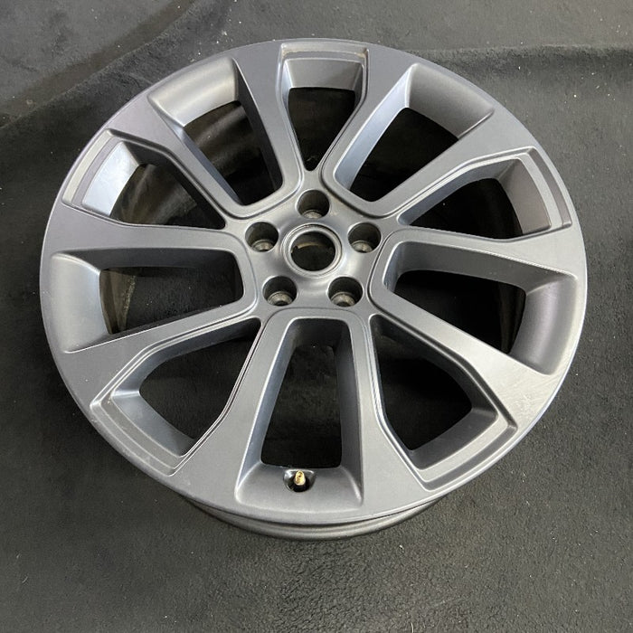 21" RANGE ROVER SPORT 23-24 21x8.5 alloy 5 V spoke dark gray Original OEM Wheel Rim