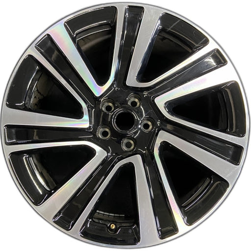 22" RANGE ROVER 25 22x9.5 7 spoke machined face with pockets Original OEM Wheel - Front View
