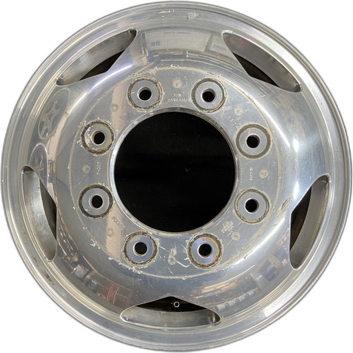 17" SIERRA 3500 PICKUP 11-17 DRW, , forged polished aluminum , front Original - Front View