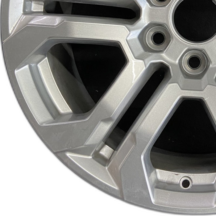 20" CANYON 23-24 20x9 machined dark gray open spoke opt RD5 Original OEM Wheel - Back View