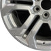 20" CANYON 23-24 20x9 machined dark gray open spoke opt RD5 Original OEM Wheel - Back View