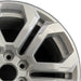 20" CANYON 23-24 20x9 machined dark gray open spoke opt RD5 Original OEM Wheel - Side Profile