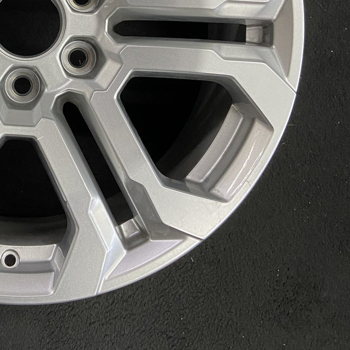 20" CANYON 23-24 20x9 machined dark gray open spoke opt RD5 Original OEM Wheel - Back View