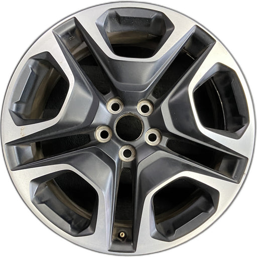 19" RAV4 19-20 19x7.5 , , matte black inlay Original OEM Wheel Rim - Front View