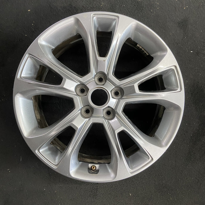 18" PALISADE 20-22 18x7.5 , w/o machined face Original OEM Wheel Rim - Angle View